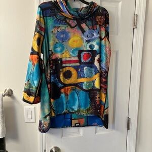 Colorful Abstract Women's Tunic